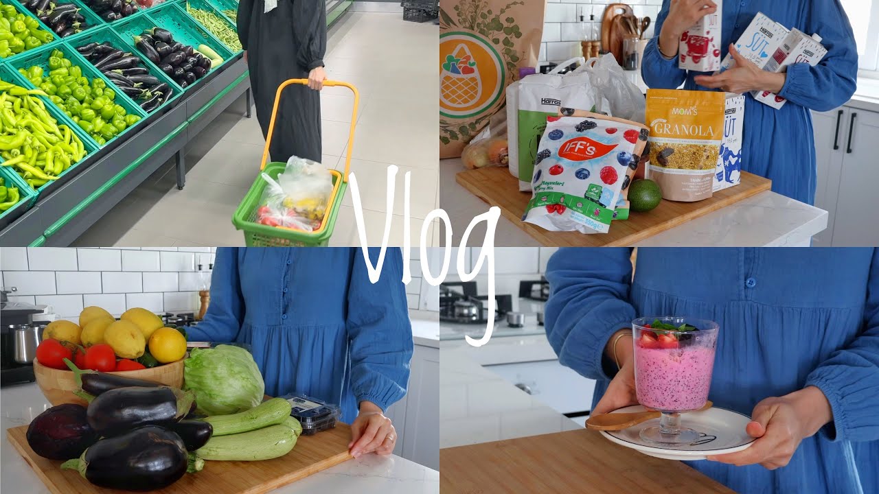 70| Market Alışverişi 🛒, Buzdolabı Düzeni 🍋, Chia Puding 🫐