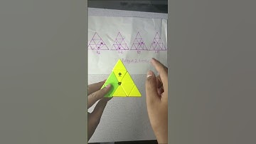 pyraminx Cube Solving Magic Trick / Pattern...@Cubing from hyderabad...#shorts#pyramid#rubiks cube