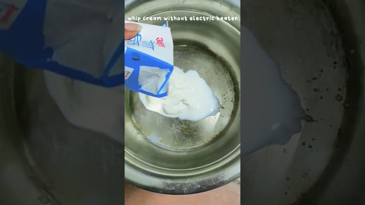 Whisper Cream Without Electric Beater Mybtstory Short