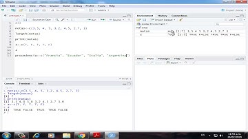 Vectores en R Studio - Estadística (Clases de datos en R)
