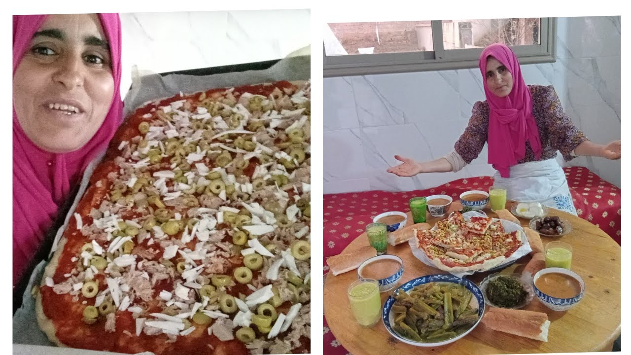 شوف اختكم عزيزه👌 البدويه اعطيوها رايكم في البيتزا اللي دارت مرحبا بكم معي في الثالث 🤩فطور في رمضان