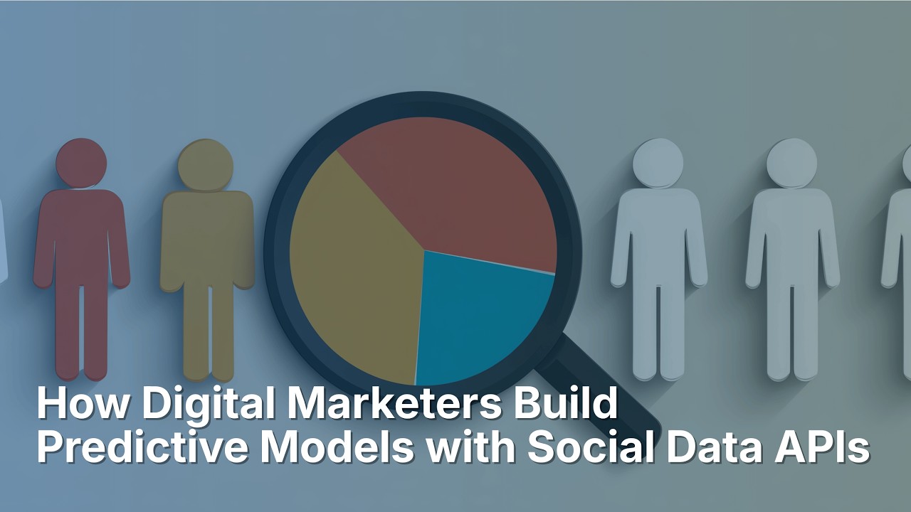 How Digital Marketers Build Predictive Models with Social Data APIs