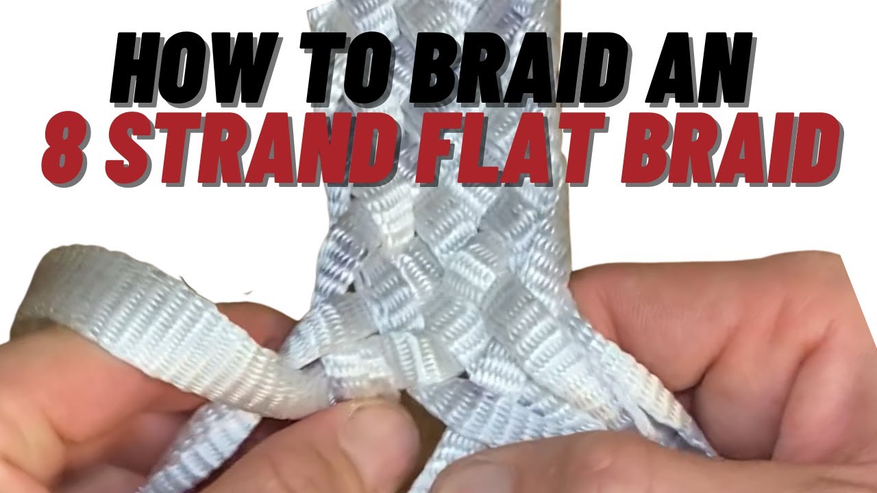 How To Braid An 8 Strand Flat Braid On A Mule Tape Halter - Mule Tape Halter Secrets