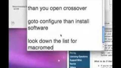 how to run macromedia flash mx on mac