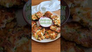 Jalapeño Popper Chicken Fritters