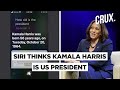 Apple Fixes Glitch After Siri Thinks Kamala Harris Is The New US President | CRUX