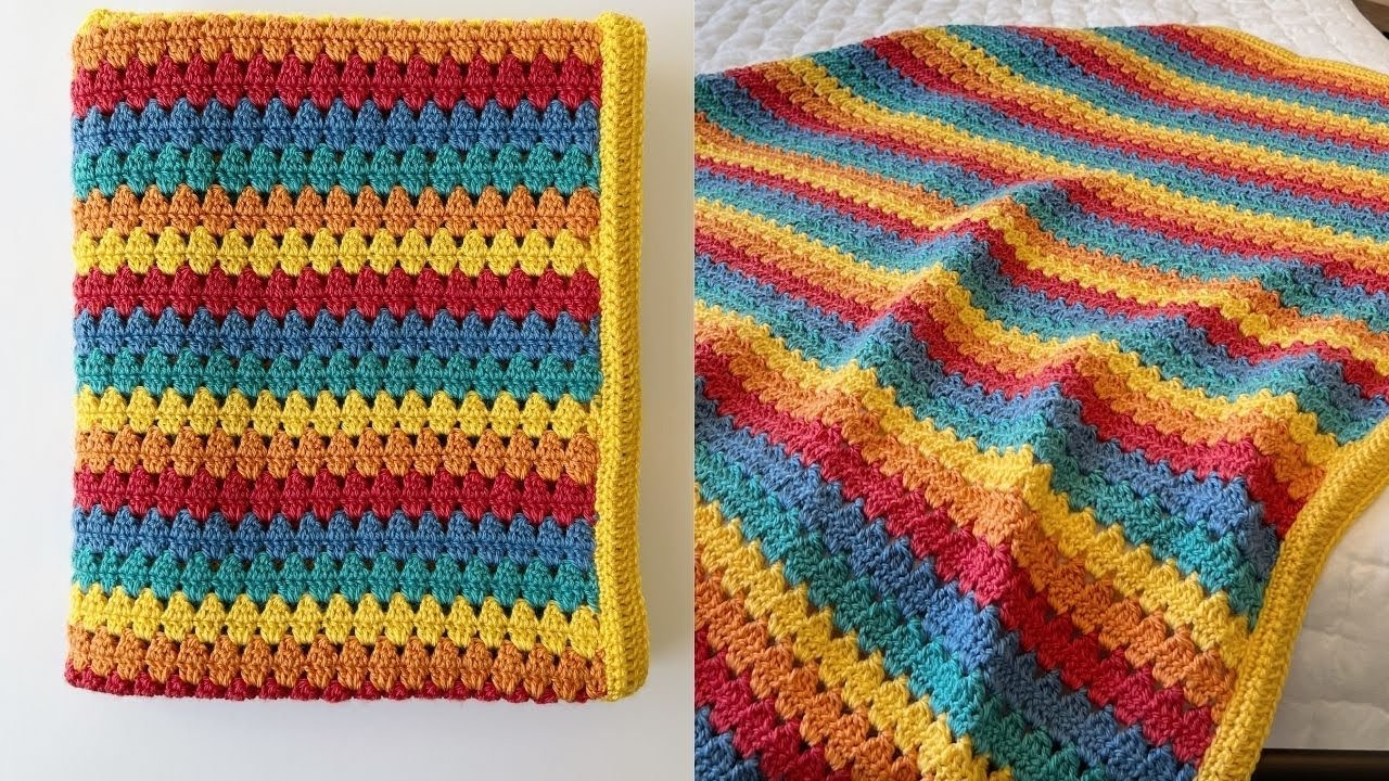 Modern Granny Square Crochet Pattern