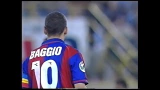 Bologna - Roma (Serie A 1997-1998) Baggio, Totti, Paulo Sergio, Cafu, Balbo, Delvecchio, Fontolan