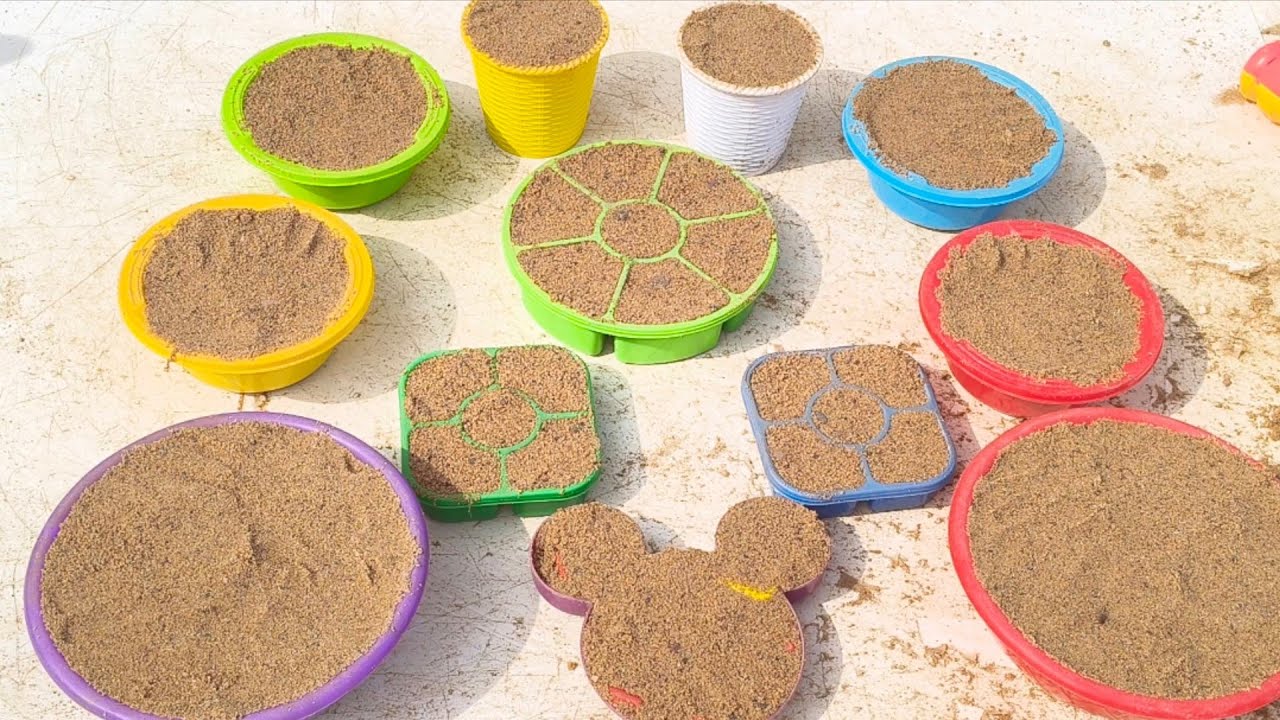 ✅Satifying ASMR Video | how to make sand cake design with amazing multiple glass sand cake in sand 