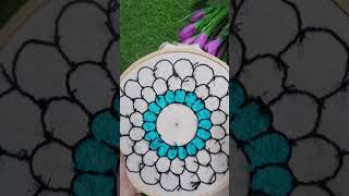 Embroidery | beautiful flower | handmade#shorts
