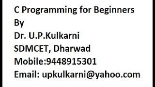 Example -2 : C Programming for 1st Semester Engineering Program
