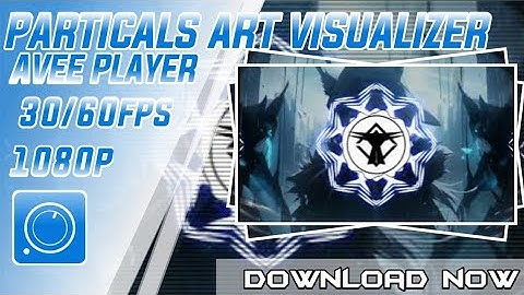 「Avee Player」particals art  visualizer by Helly Neko