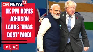 Boris Johnson India | Boris Johnson LIVE | UK PM Visit To India LIVE |UK PM In India|CNN News18 LIVE screenshot 5