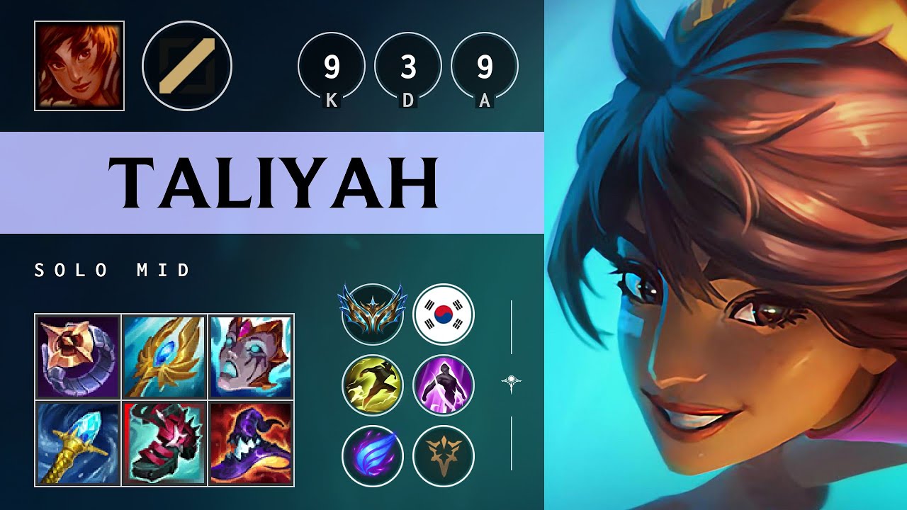 Taliyah Mid vs Hwei - KR Challenger Patch 25.15