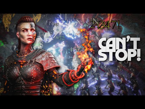 I can't stop playing this Vampire Survivors x Diablo game...