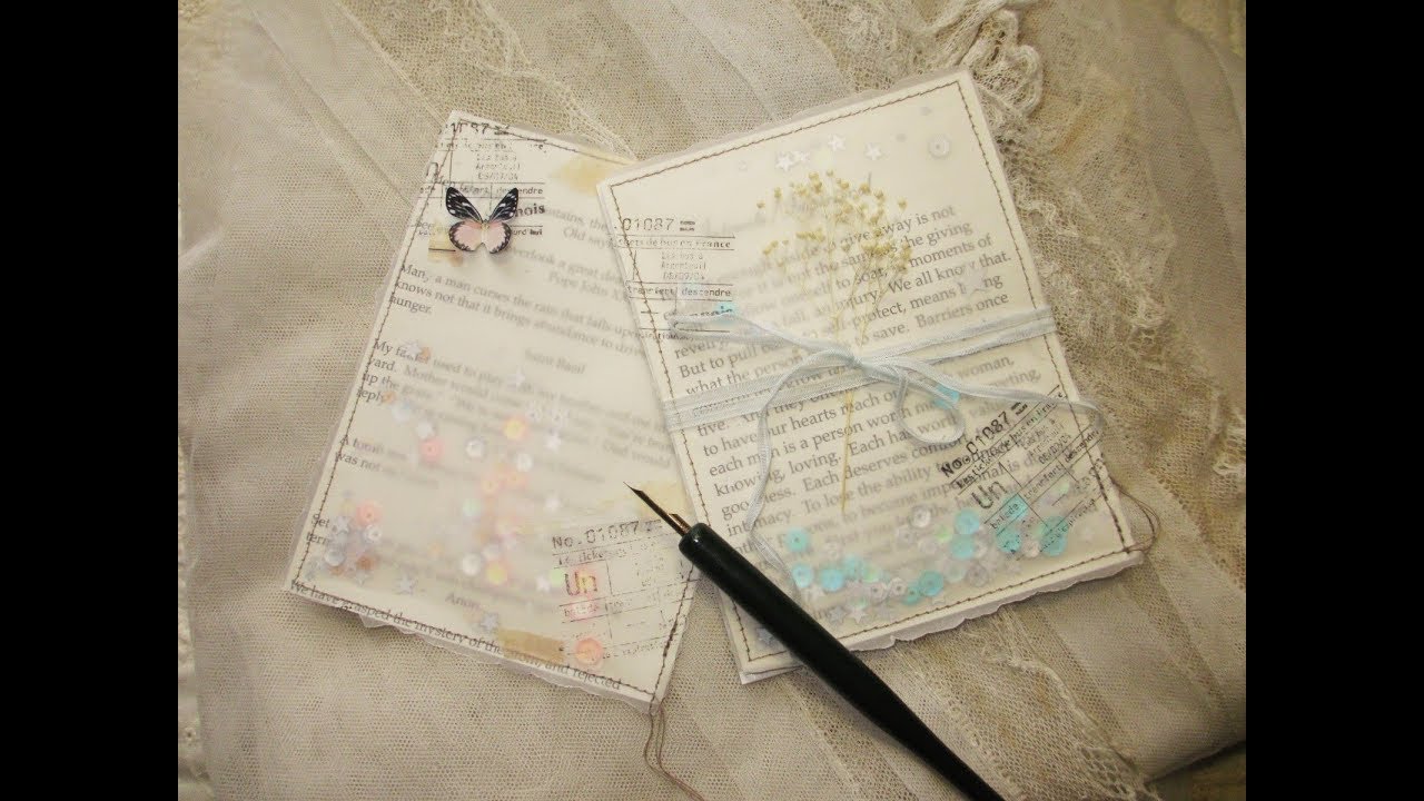 紙もの好きの雑記帳 36 平袋を可愛くアレンジ その５