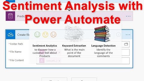 Sentiment Analysis with Power Automate