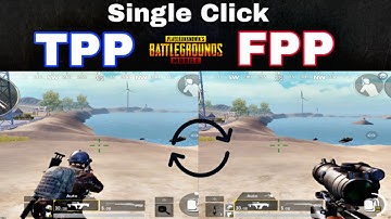 How to switch tpp to fpp in pubg mobile by a single click in any mode || Inferno Gamer
