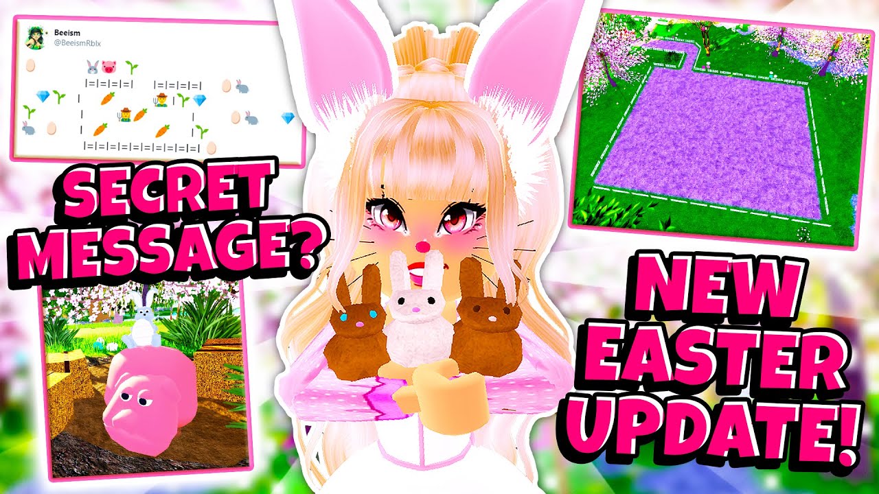 New Easter Update Secrets Minigames Accessories And More Leaks In Roblox Royale High School Youtube - megan plays roblox royale high easter