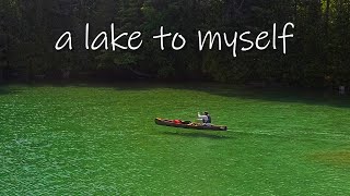 Solo Canoe Camping | The Entire Lake to Myself.