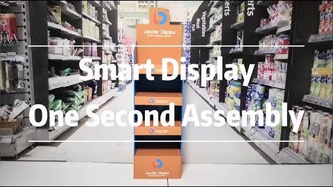 POP Up Cardboard 1 Second Assembly Display Loading Bearing Test