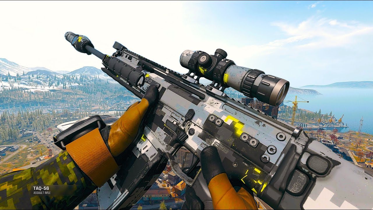 Call of Duty: Warzone Solo TAQ-56 Win Gameplay! ( No Commentary )