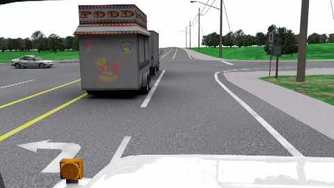 Forensic Animations - Truck Impacts Neon