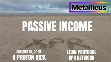 ⚛ PASSIVE INCOME 🤑 Staking #LoanProtocol - XPR Network #MetalX #WebauthWallet #Metallicus Bitcoin