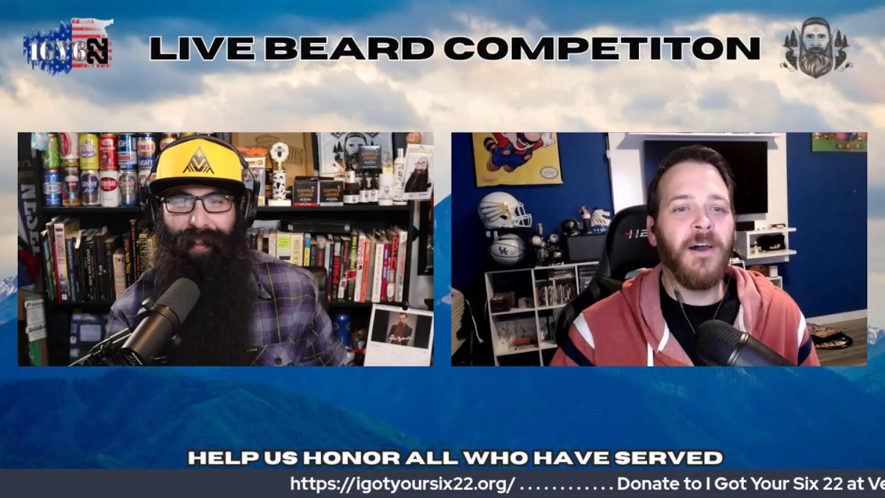 Copper Johns I Got Your Six 22 Charity Live Beard Competiton