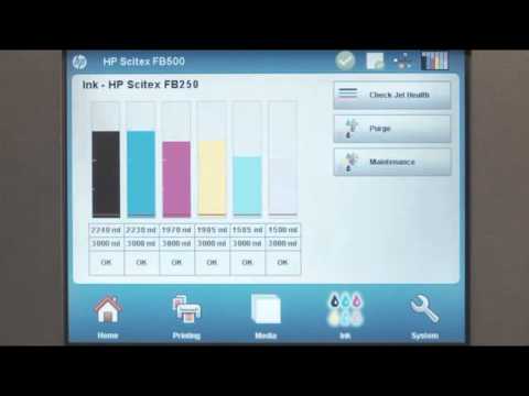 HP Scitex FB500 demo