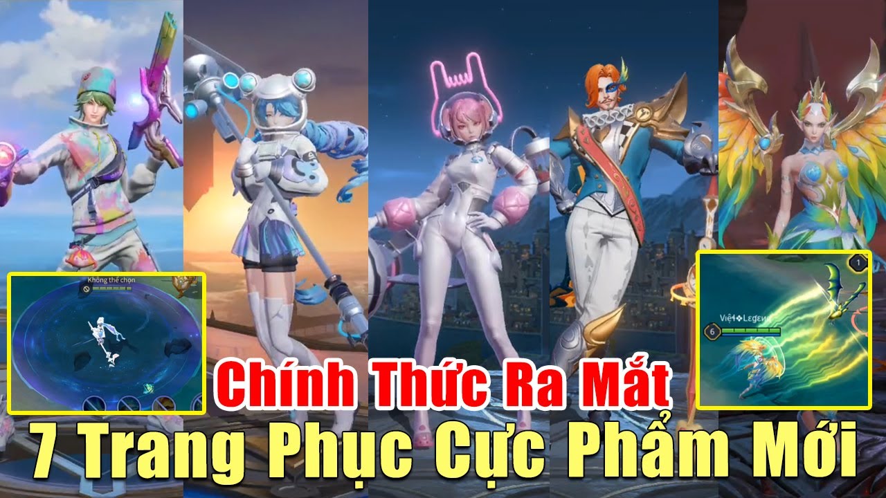 [Gcaothu] Tổng hợp 7 trang phục cực phẩm mới ra mắt full hiệu ứng – Có tiền cũng không mua nổi