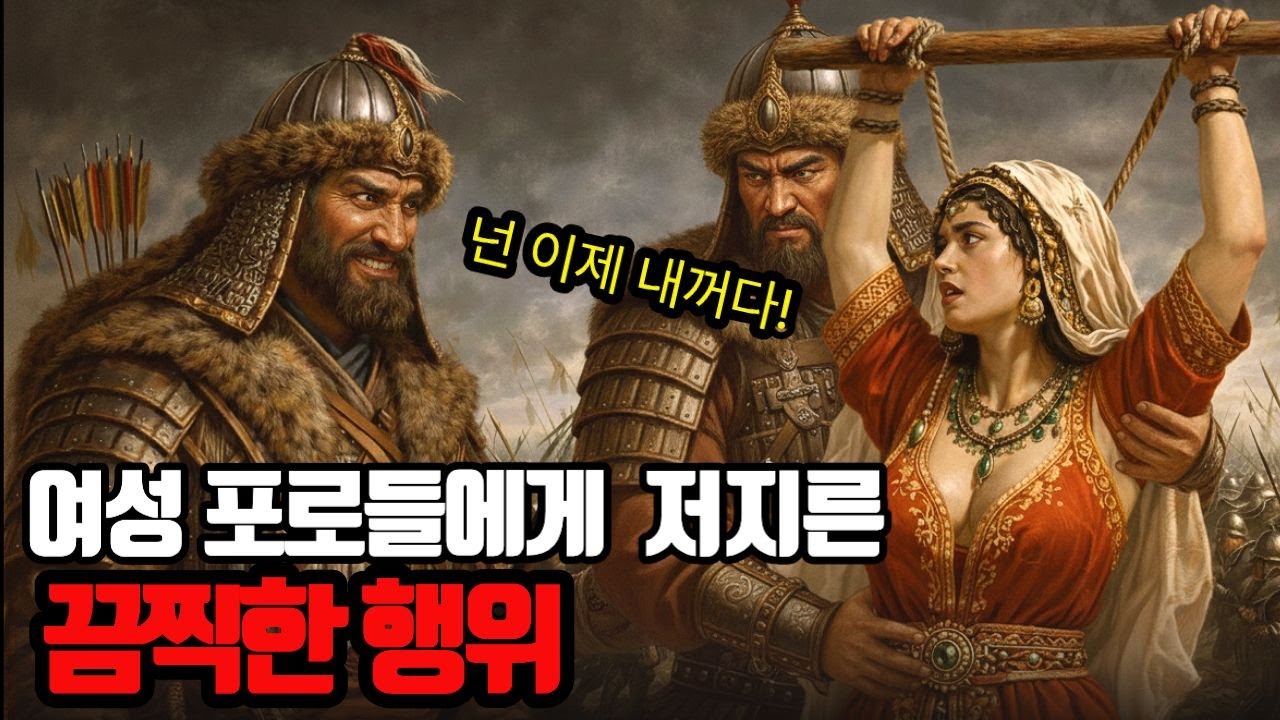 "오늘부터 네 이름은 '포로'다!" 세계 최강 몽골군이 귀족 여성들에게 한 끔찍한 짓
