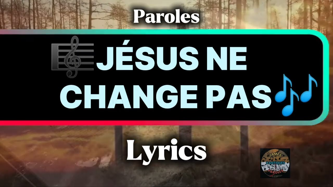 Jésus ne change pas@DonNguvulu @parolesfrancaises. @YouTube #coversong #music #song 