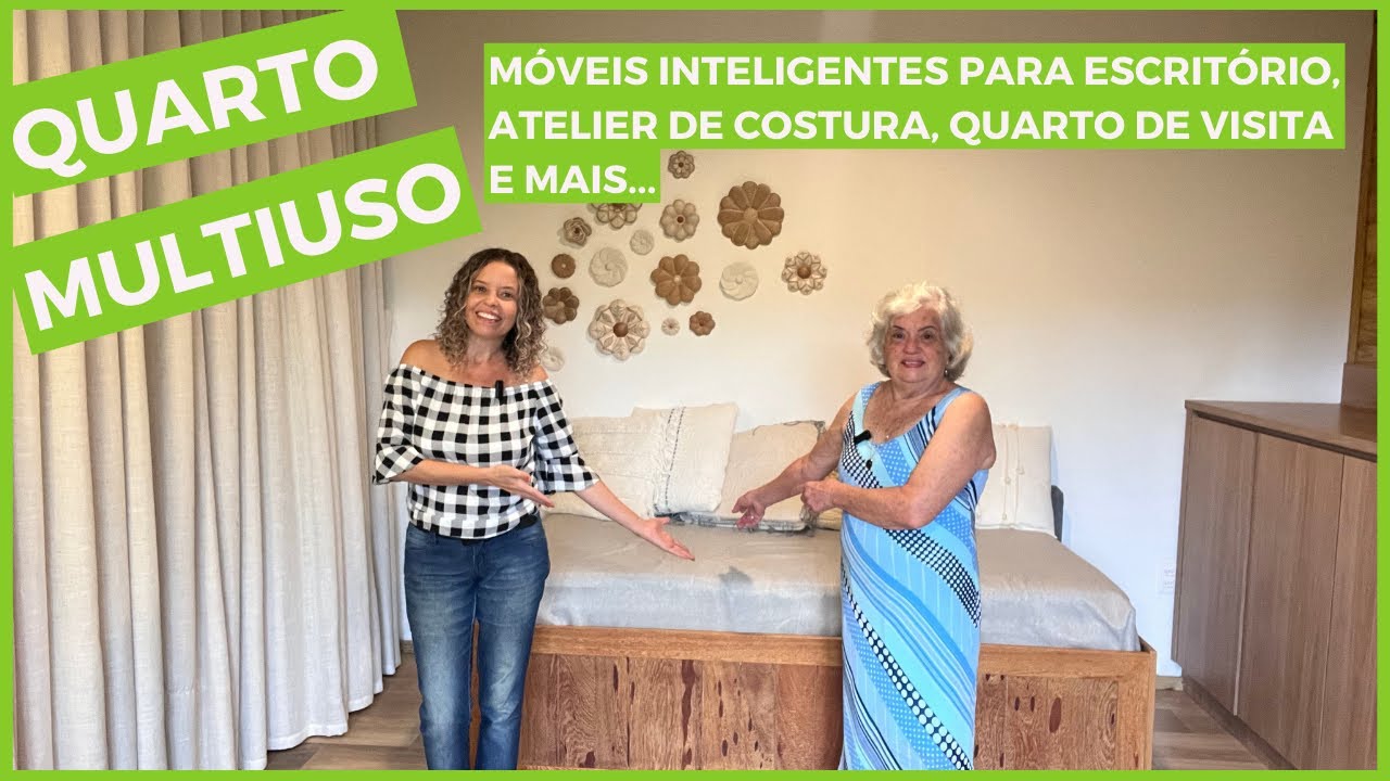 QUARTO MULTIFUNCIONAL: como criar móveis inteligentes para um ambiente multiuso.