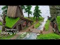 Realistic Diorama Viking Village -  Terrain Building - D&D Diorama - Resin Diorama - DIY Diorama