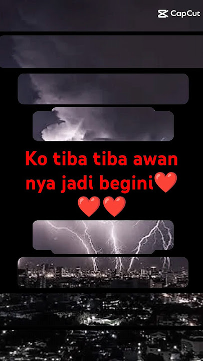 Awan petir viral#indahnyasunset