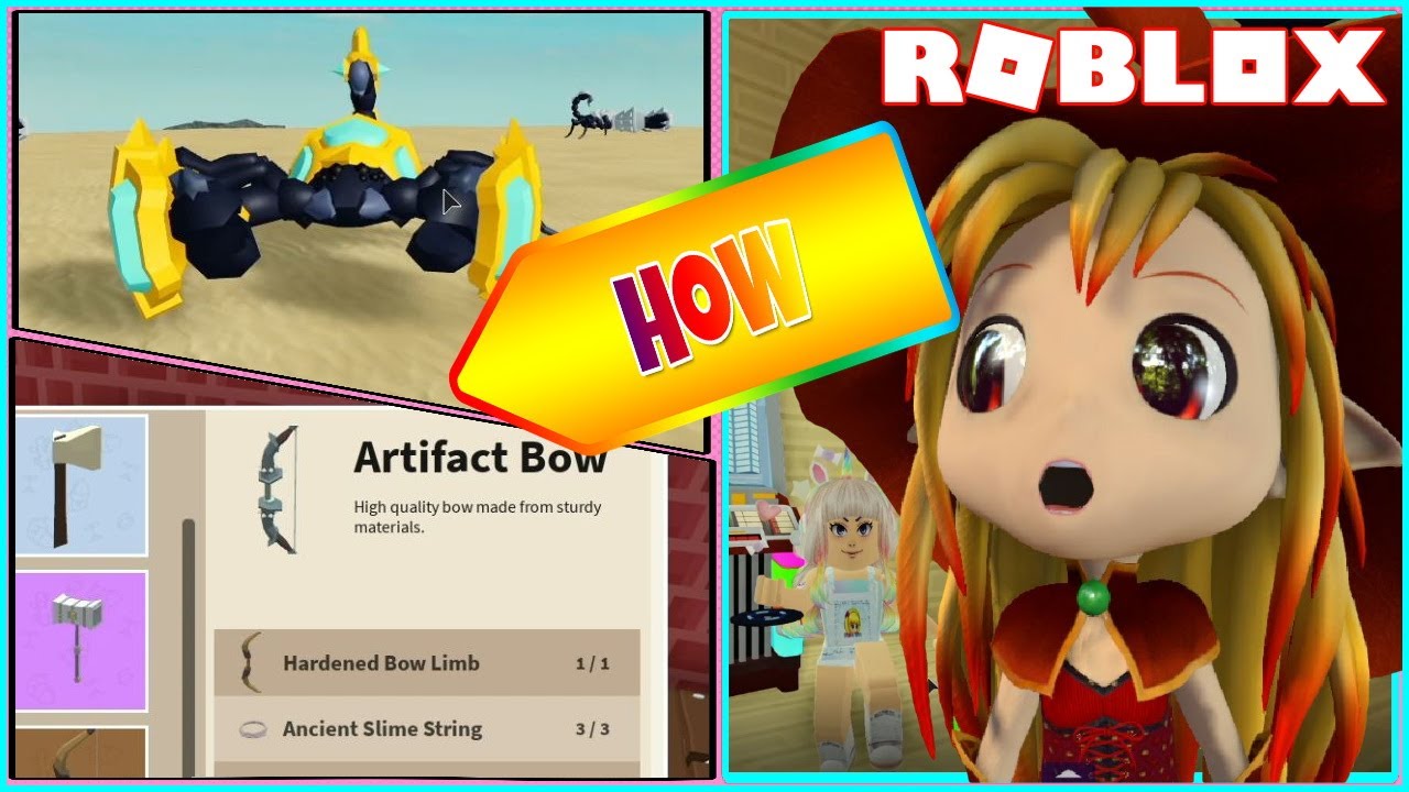 Chloe Tuber Roblox Islands Making All Potions Artifact Bow And More - how to drop stuff in islands roblox