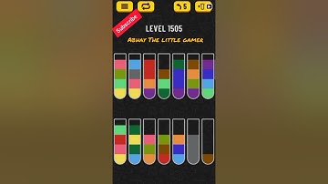 Water sort puzzle level 1505