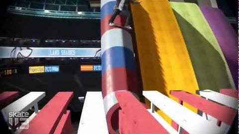 Skate 3 custom park mega darkslide on flag