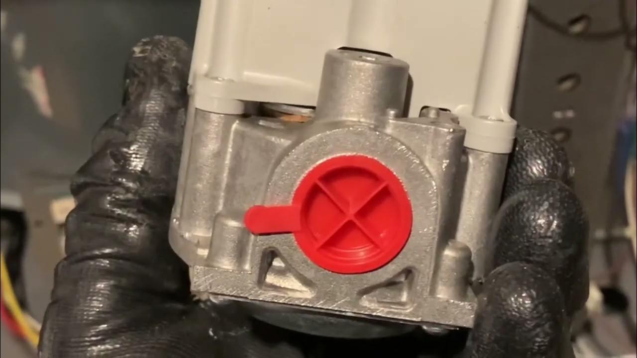 Lennox gas valve change out YouTube