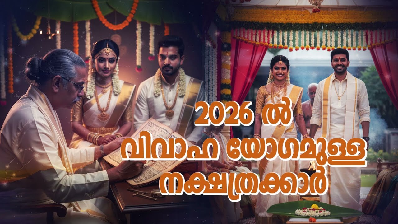 2026 വിവാഹയോഗം | ശുഭ മുഹൂർത്ത വിശകലനവും | Vivaha Muhurtham 2026 Malayalam Astrology