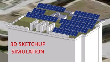 Awesome 3d sketchup solar panels shading scene
