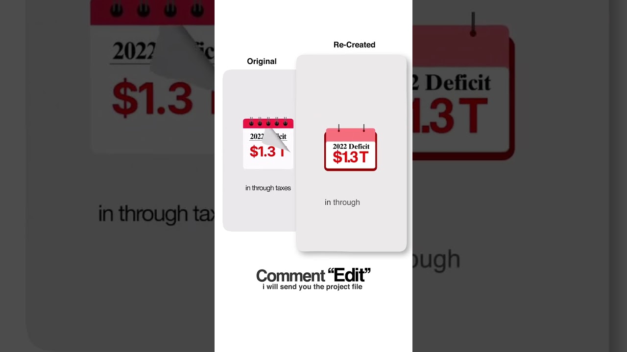 ❌ Before → ✅ After Text animation. Simple Motion Sound design. Clean flow from start to finish.