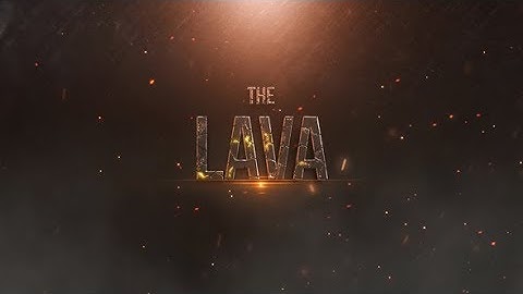 After Effects Template: Lava | Trailer Titles