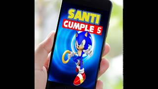 Vídeo Invitación cumpleaños Sonic