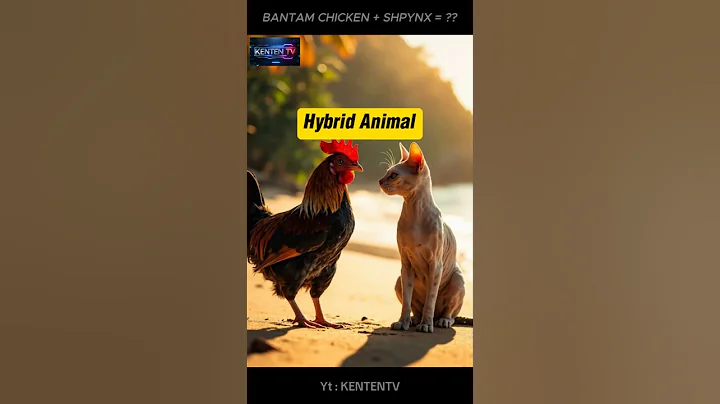 Watch the video about BANTAM CHICKEN + SPHYNX = KAPHYNX ? Hybrid Animal, Combining Animal DNA #shorts #CHICKEN #CAT