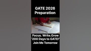 3 Hours of GATE 2026 Prep in 8 Seconds ⏳💪 #gate2026 #studywithme #timelapse #studyshorts #focusstudy