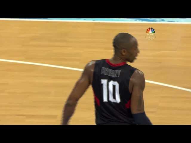 Hoop Originals on Instagram: “2008 Olympics USA v. Spain - Kobe hits a  clutch and one three to put USA up by 9. ⁣⁣ ⁣⁣⁣⁣⁣ …