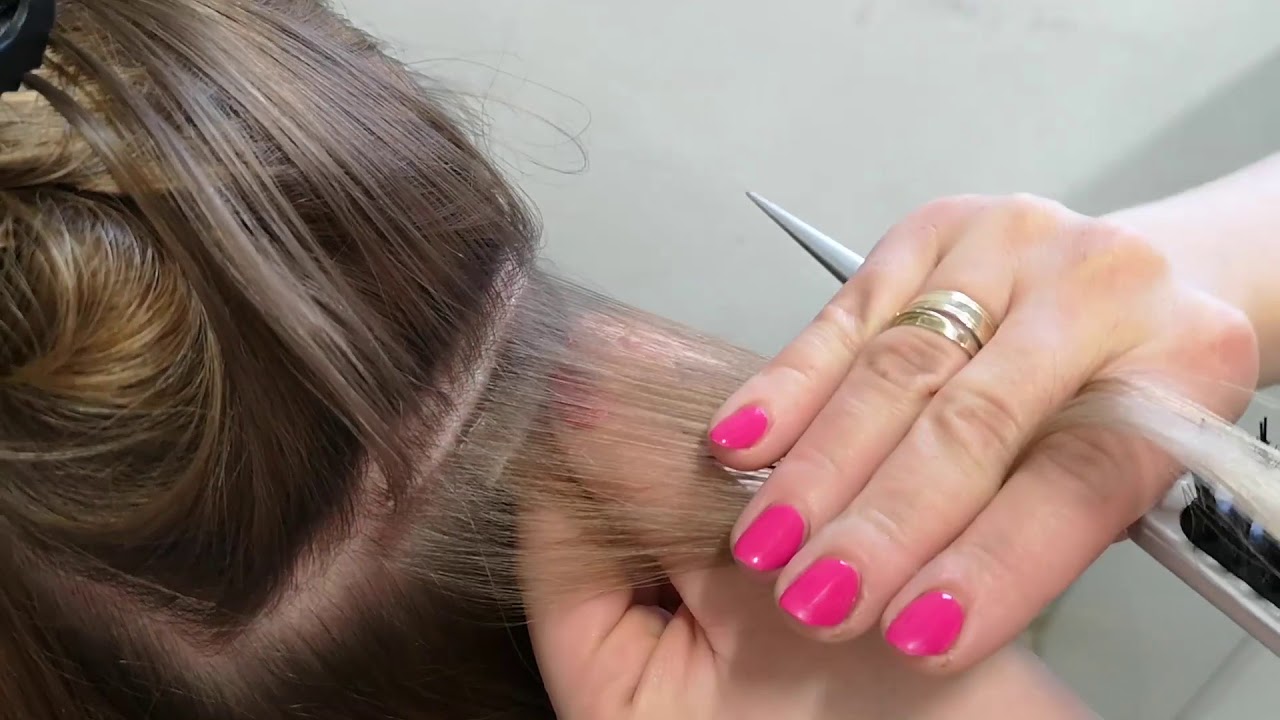 Przedłużanie włosów tape on, kanapki, Studio Magda YouTube