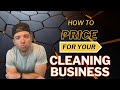 Pricing for cleaning business owners  man hour formula